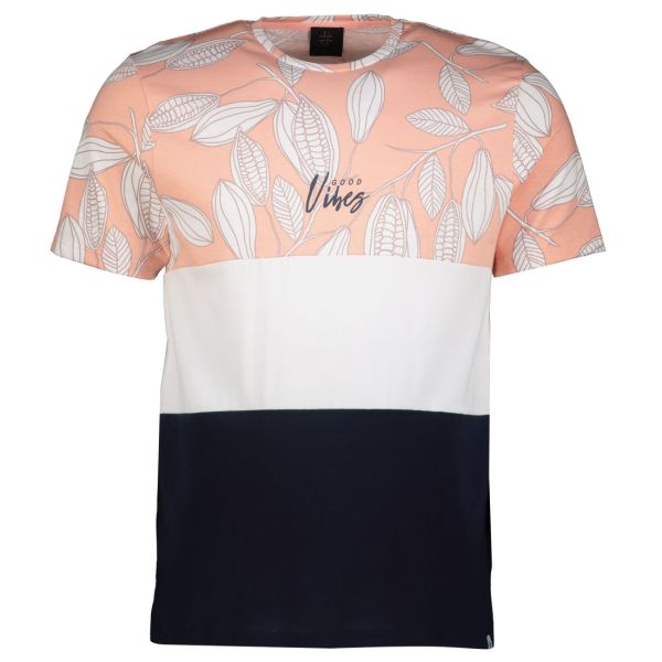 M-PEACH BLOCK TEE