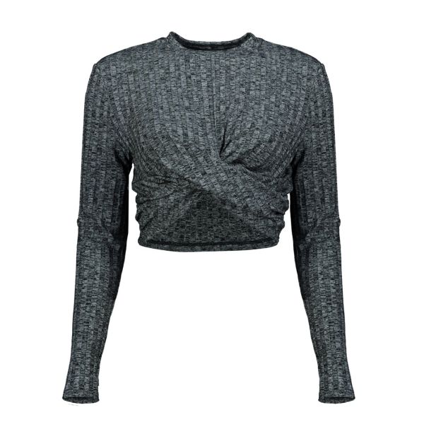 SPACE DYE DRAPE FRONT TOP