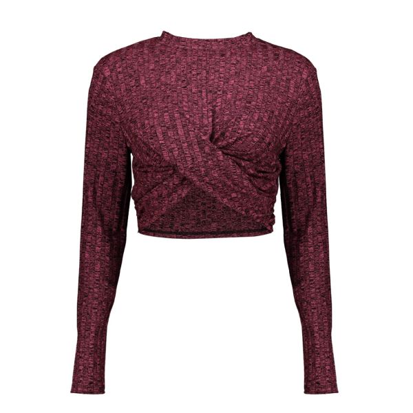 SPACE DYE DRAPE FRONT TOP
