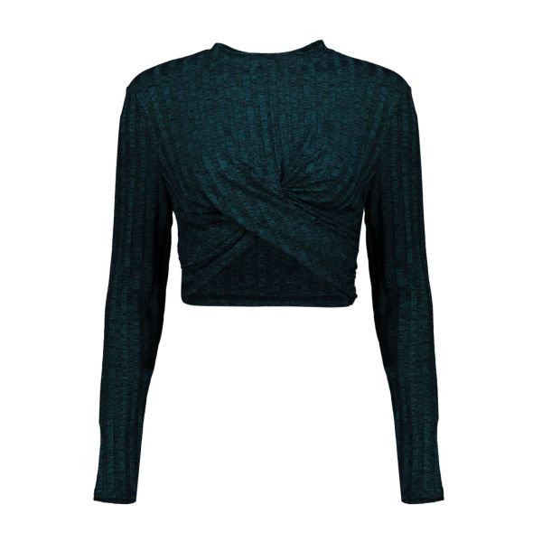 SPACE DYE DRAPE FRONT TOP