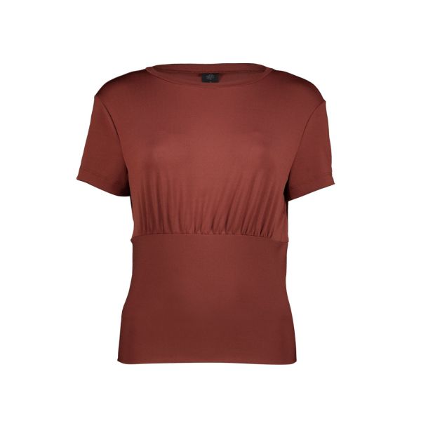 CREW NECK WAISTED TOP