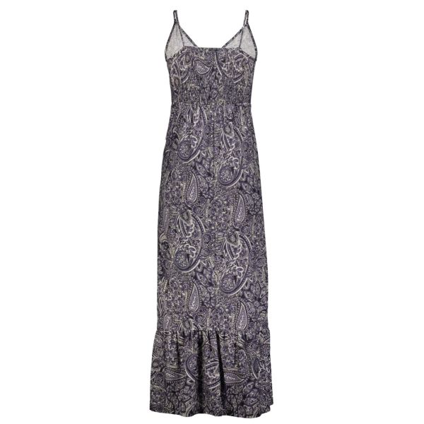 SPAGHETTI MAXI DRESS IN AOP