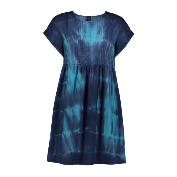 TIE DYE WOVEN DRESS