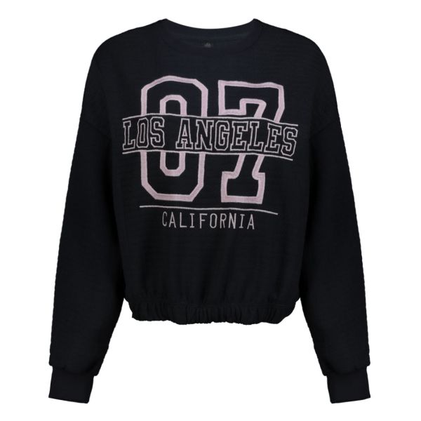 LA VARSITY QUILTED SWEAT