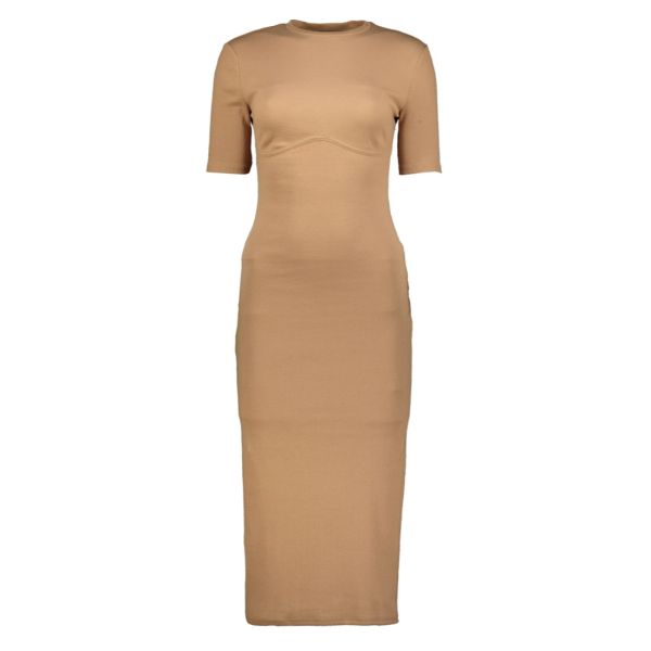 CORSET DETAIL MIDI DRESS