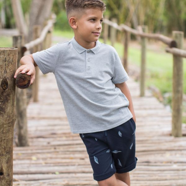 BOYS-LEAF SHORT