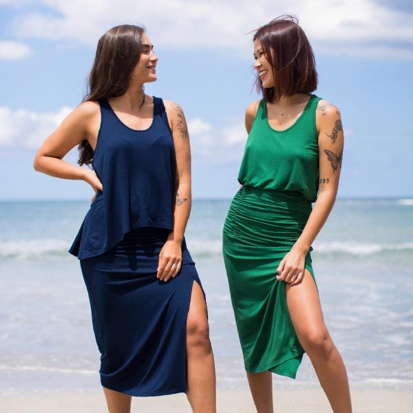 MIDI SKIRT WITH