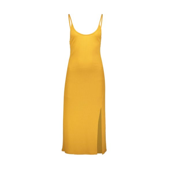 MIDI IN SLIT DRESS