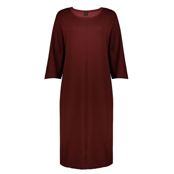 BATWING DRESS WITH SEAM DETAILS AT FRONT