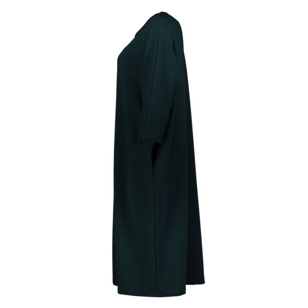 BATWING DRESS WITH SEAM DETAILS AT FRONT