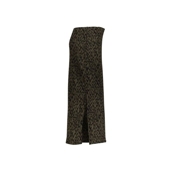JACQUARD MIDI SKIRT
