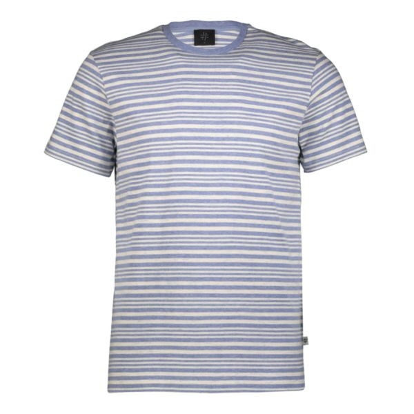 MELANGE STRIPE TEE