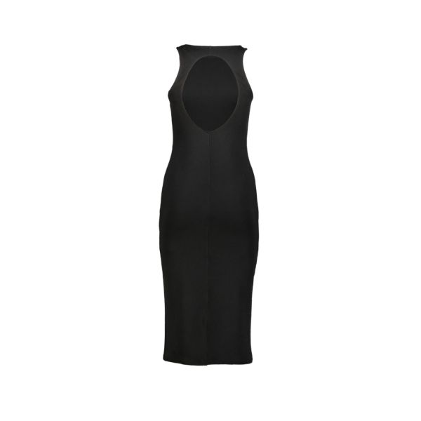 MIDI BODYCON DRESS WITH BACK CUT OUT DETAIL