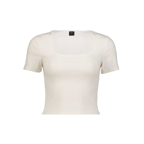SQUARE NECK TOP IN RIB