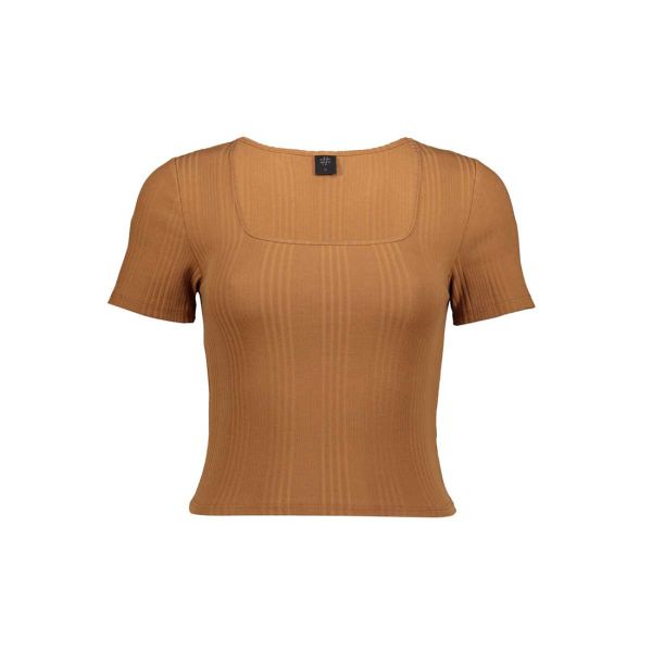 SQUARE NECK TOP IN RIB