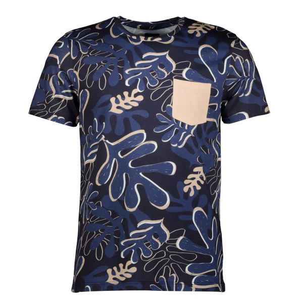 M-PRINTED POCKET TEE