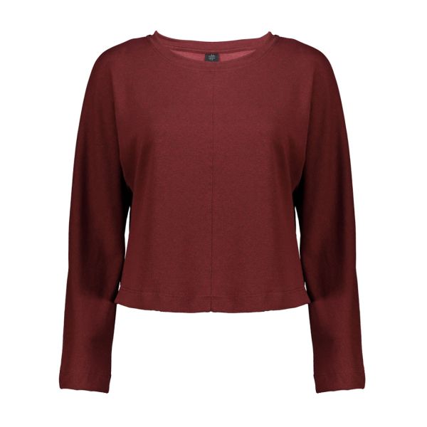 BATWING SLEEVES SWEAT WITH SEAM AT FRONT