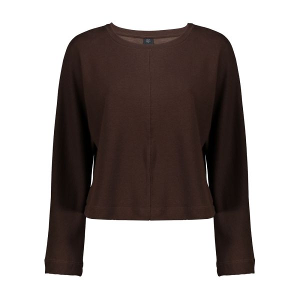 BATWING SLEEVES SWEAT WITH SEAM AT FRONT