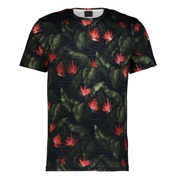 MEN-RED LEAF TEE